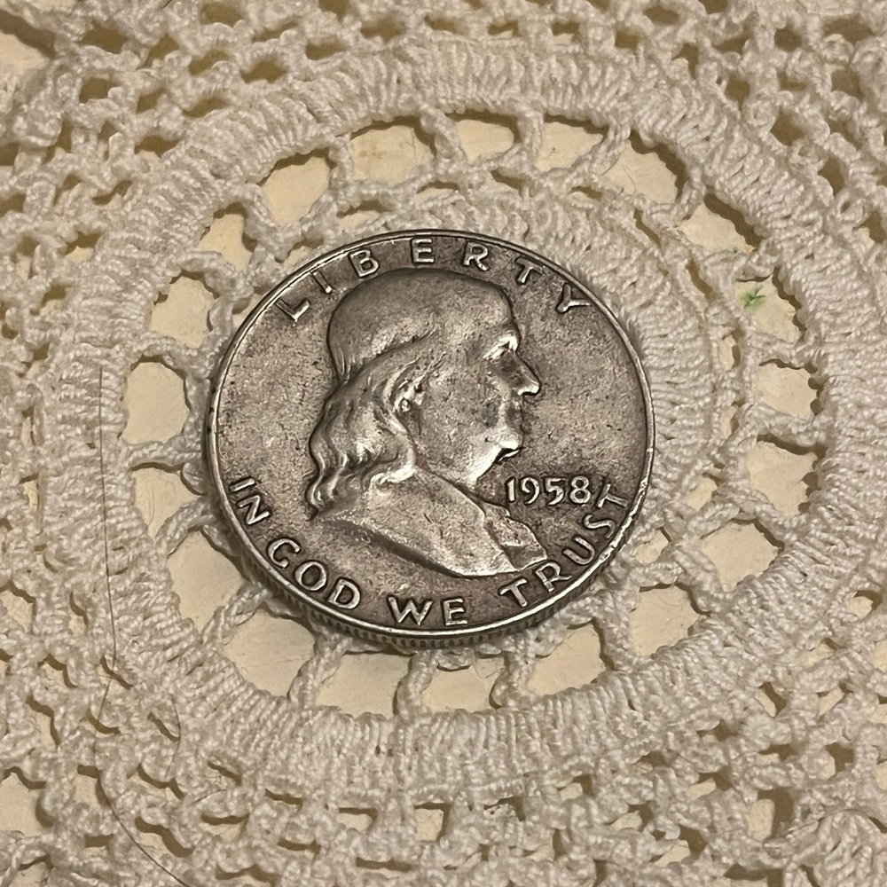 *Vintage Coin* 1958 Franklin Half Dollar